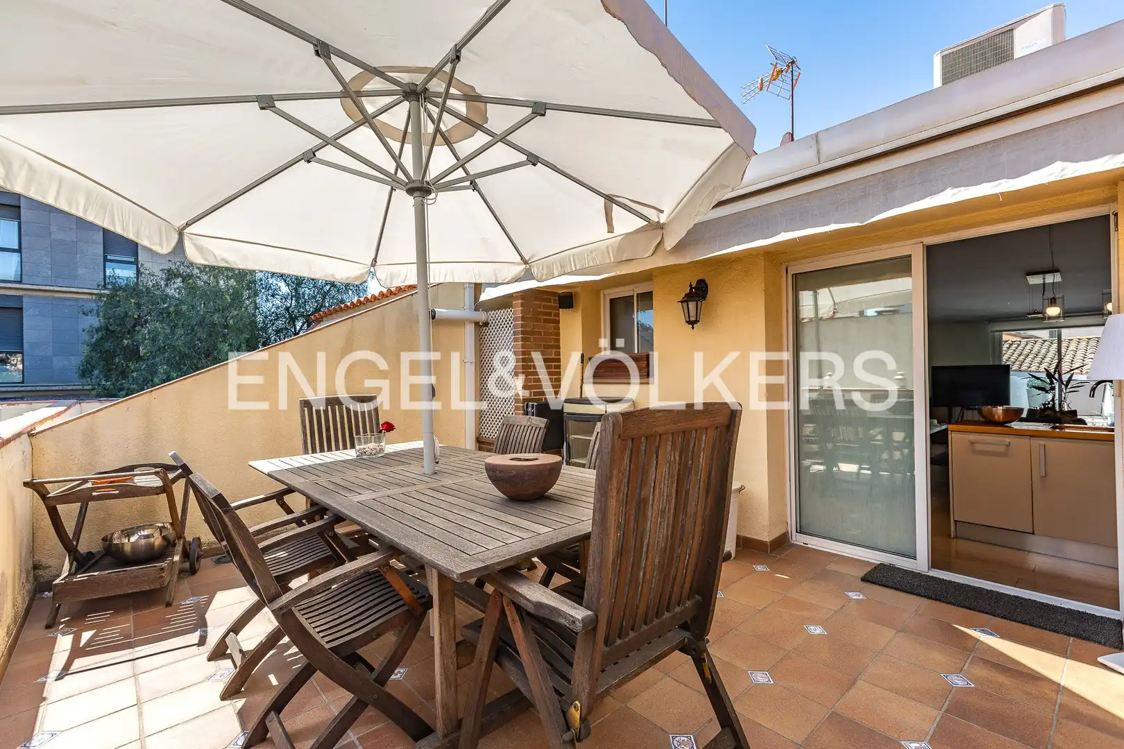 Terrace of Attic for sale in Sabadell  with Air Conditioner, Heating and Parquet flooring
