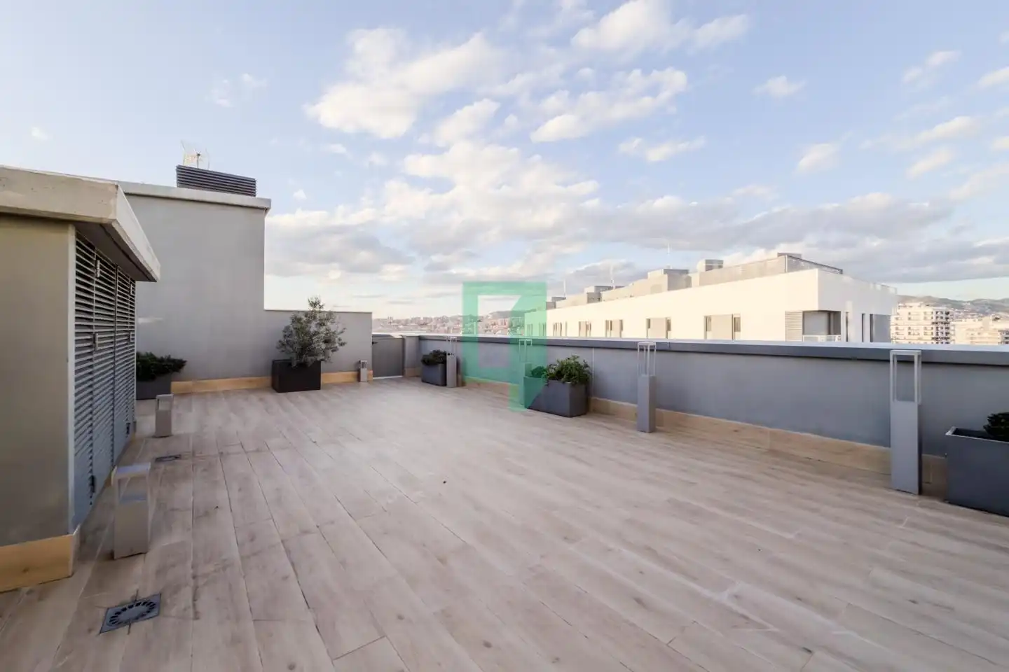 Terrace of Flat for rent in Badalona  with Air Conditioner and Terrace