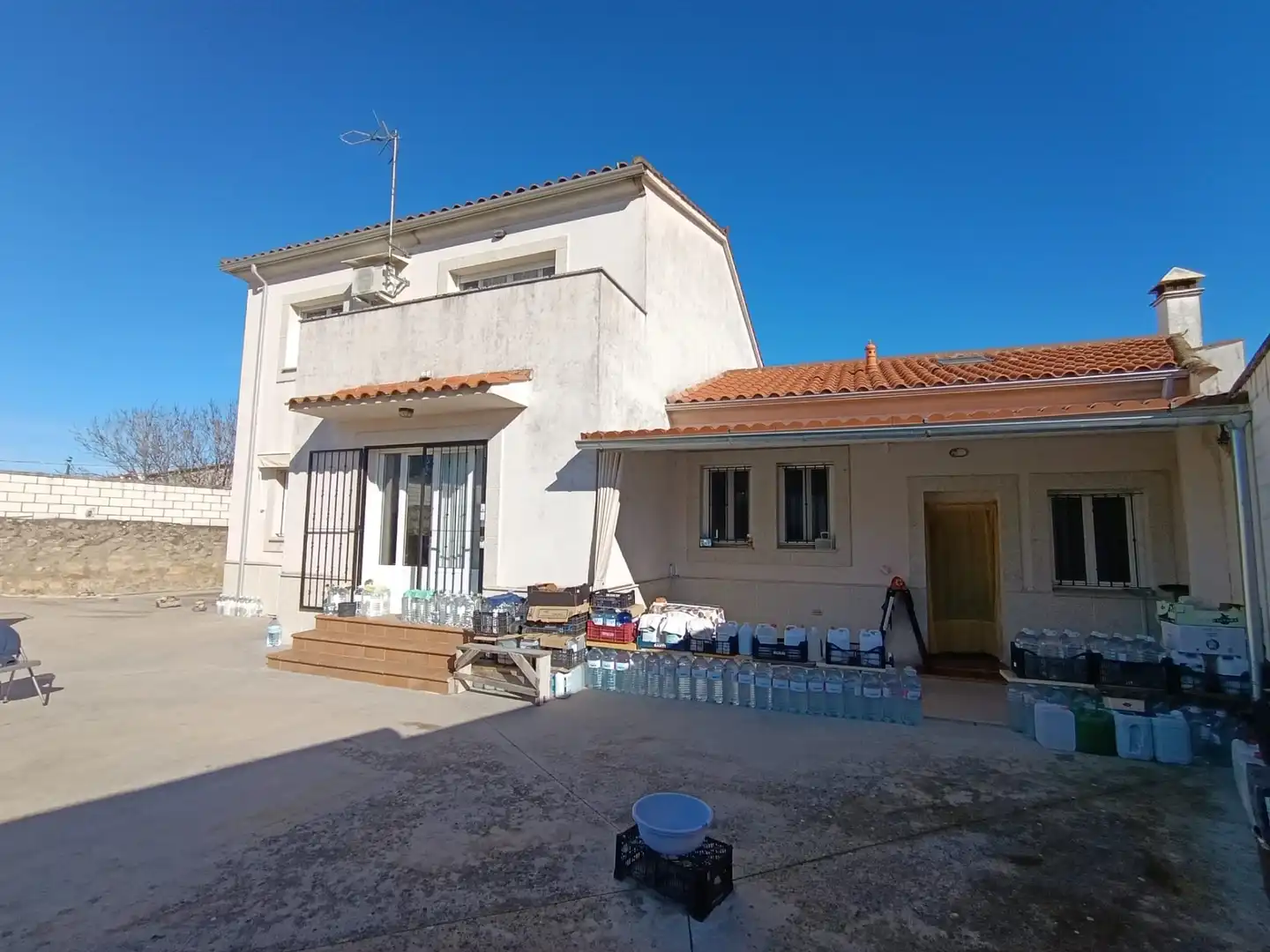 Vista exterior de Casa o xalet en venda en Mata de Alcántara amb Moblat