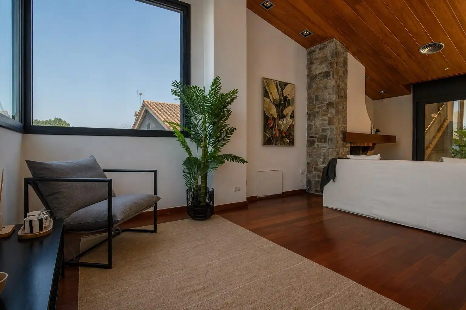 Sala de estar de Casa o chalet en venta en Cerdanyola del Vallès con Aire acondicionado, Calefacción y Jardín privado