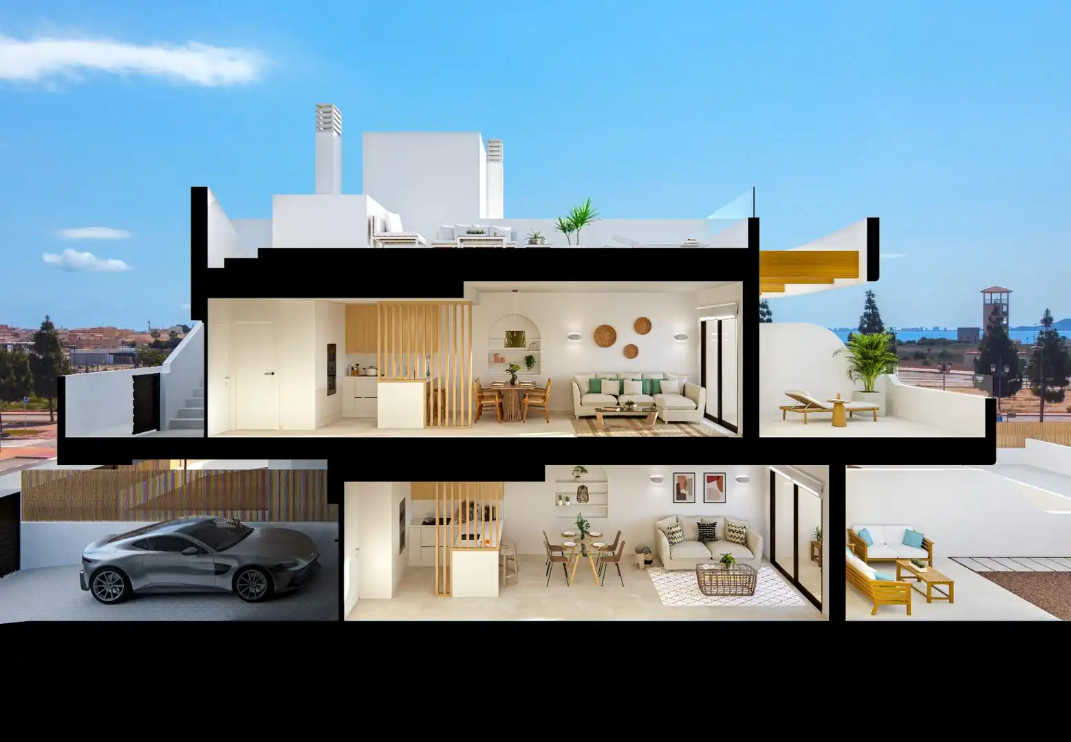 Mini appartamento con piscina in vendita a Las Lomas de Rame - Bahía Bella, imagen 13