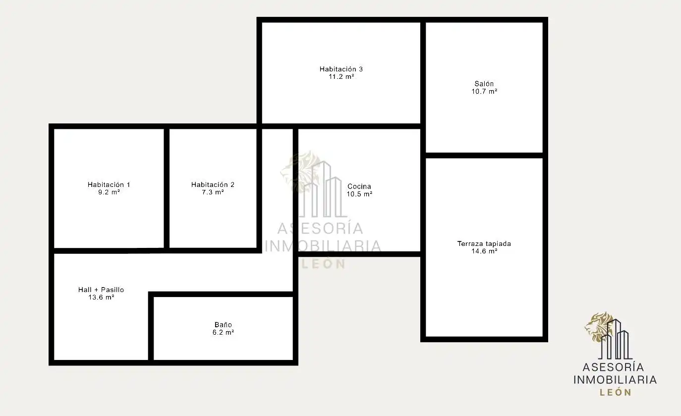 Wohnung zum Verkauf in León Capital  mit Heizung und Abstellraum