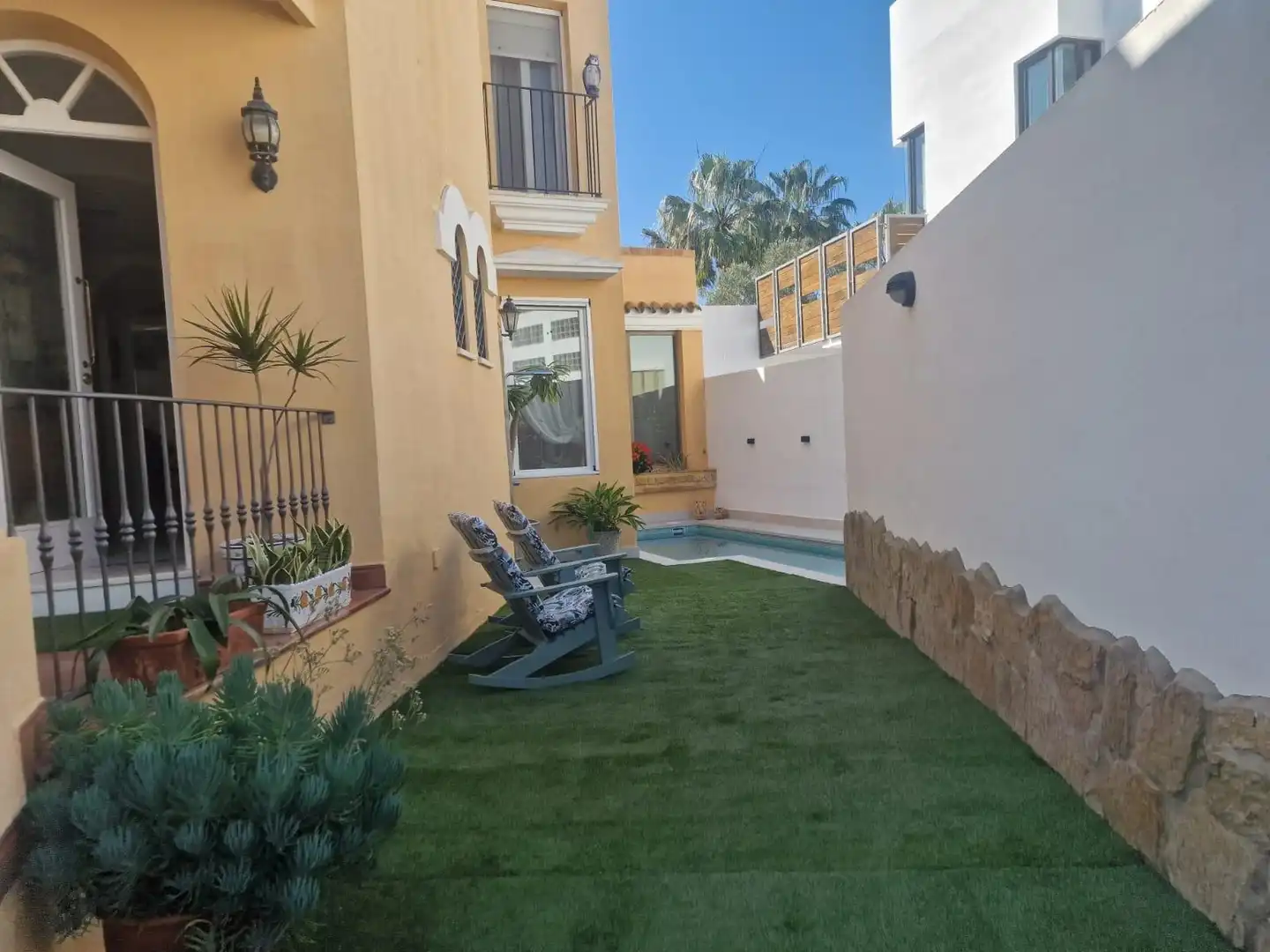 Terrassa de Casa o xalet en venda en San Fernando amb Aire condicionat, Calefacció i Jardí privat