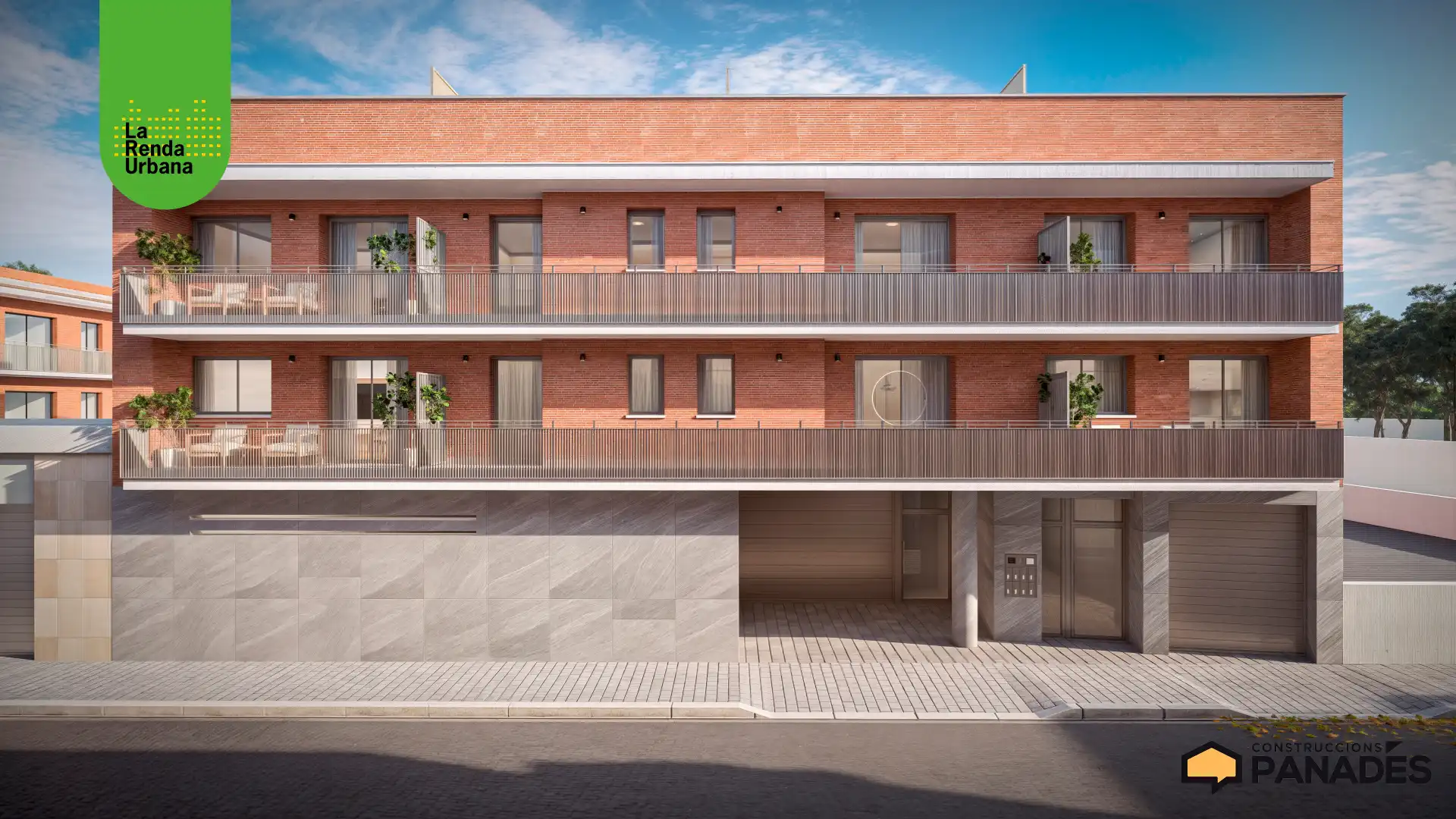 Exterior view of Flat for sale in Igualada  with Heating, Private garden and Terrace