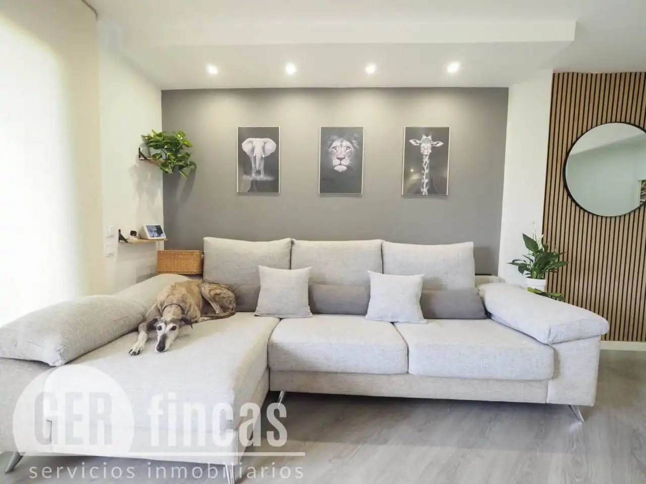 Living room of Flat for sale in Rubí  with Air Conditioner, Heating and Parquet flooring