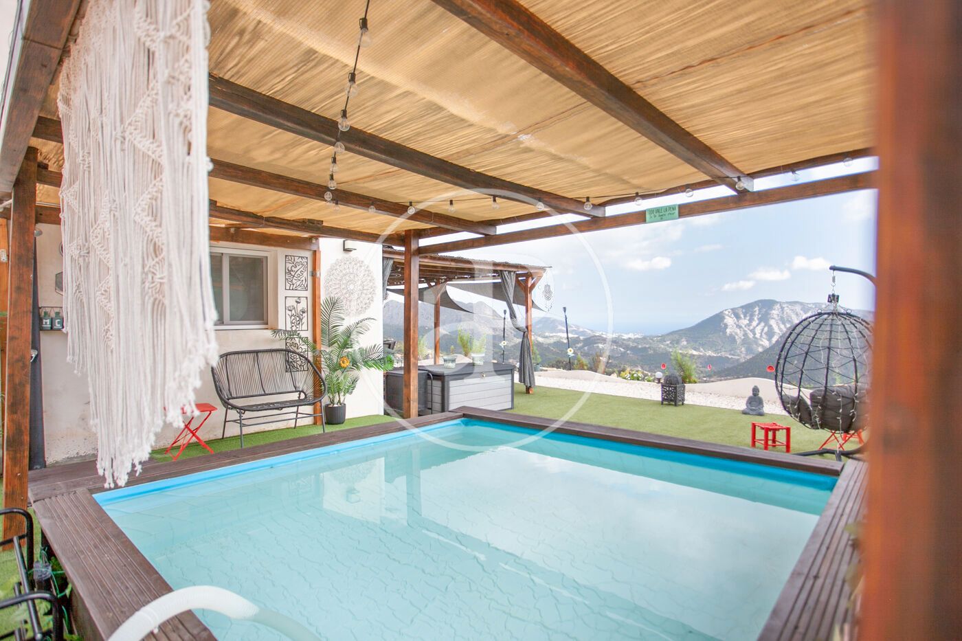 Piscina de Casa o xalet en venda en Sella amb Aire condicionat, Calefacció i Jardí privat