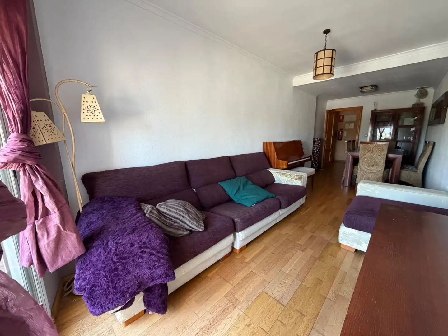 Sala d'estar de Pis de lloguer en Llíria amb Aire condicionat, Calefacció i Parquet