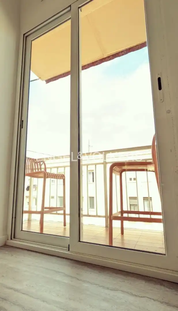 Terrasse von Wohnung zur Miete in Valencia mit Klimaanlage, Heizung und Parkett