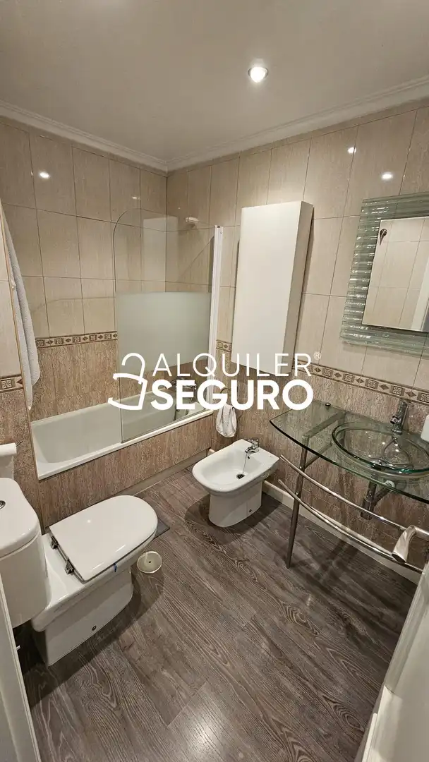 Badezimmer von Wohnung zur Miete in Lorquí mit Klimaanlage, Heizung und Möbliert