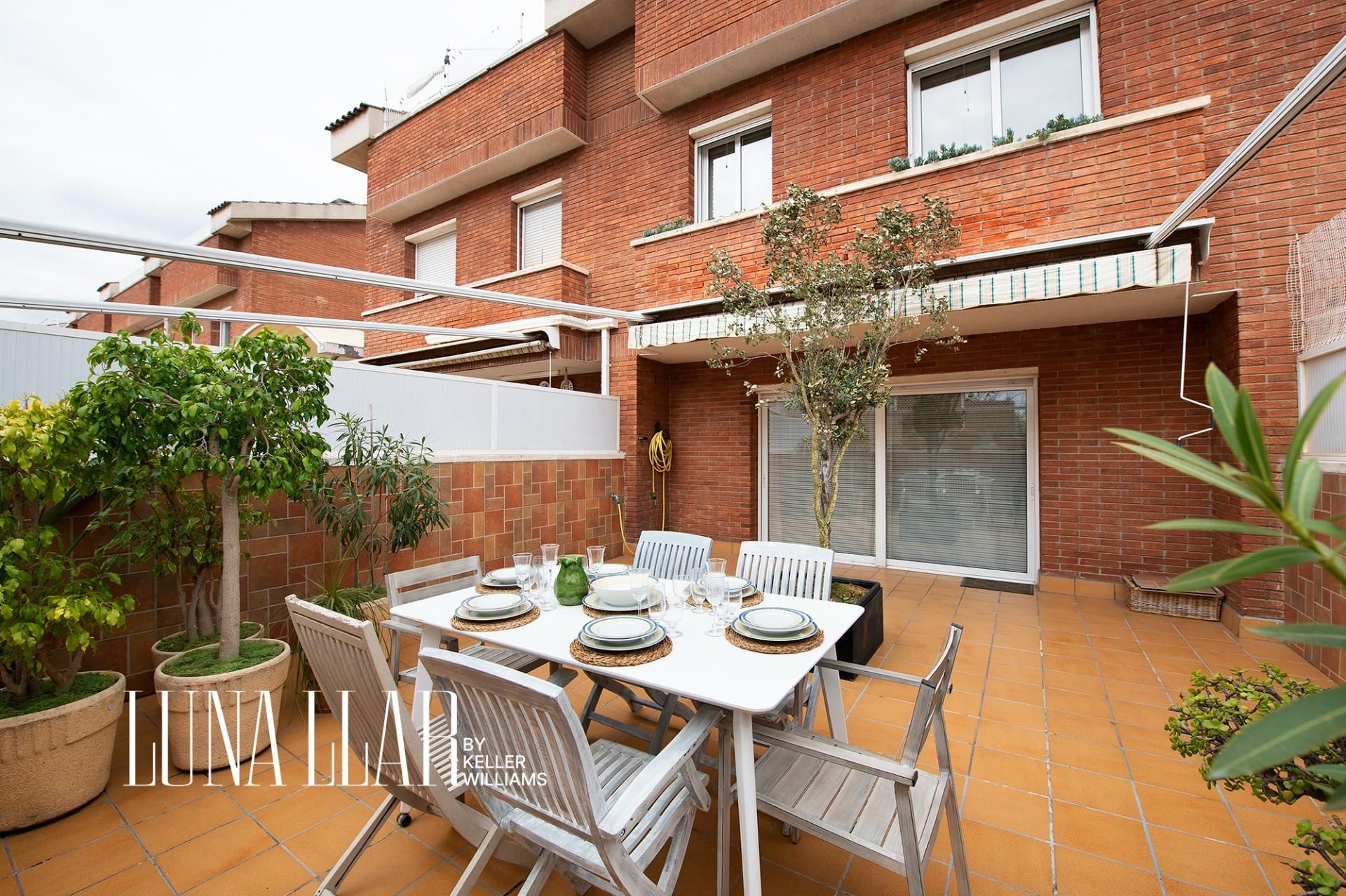 Terrace of Single-family semi-detached for sale in Viladecans  with Heating, Terrace and Storage room