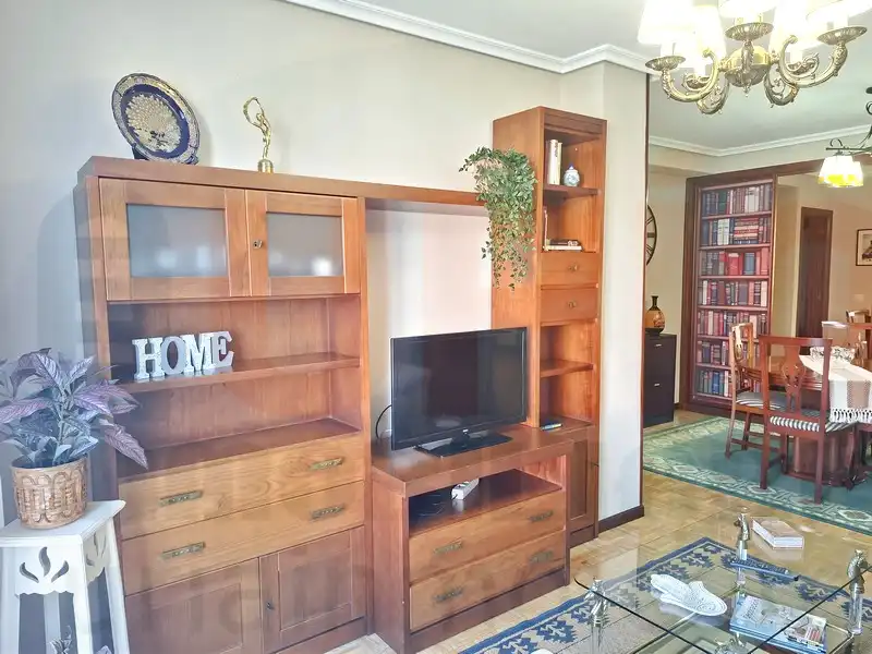 Living room of Flat for rent in Oviedo   with Heating, Storage room and Furnished