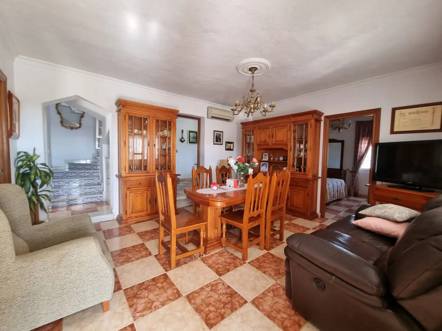 Menjador de Casa o xalet en venda en Málaga amb Terrassa