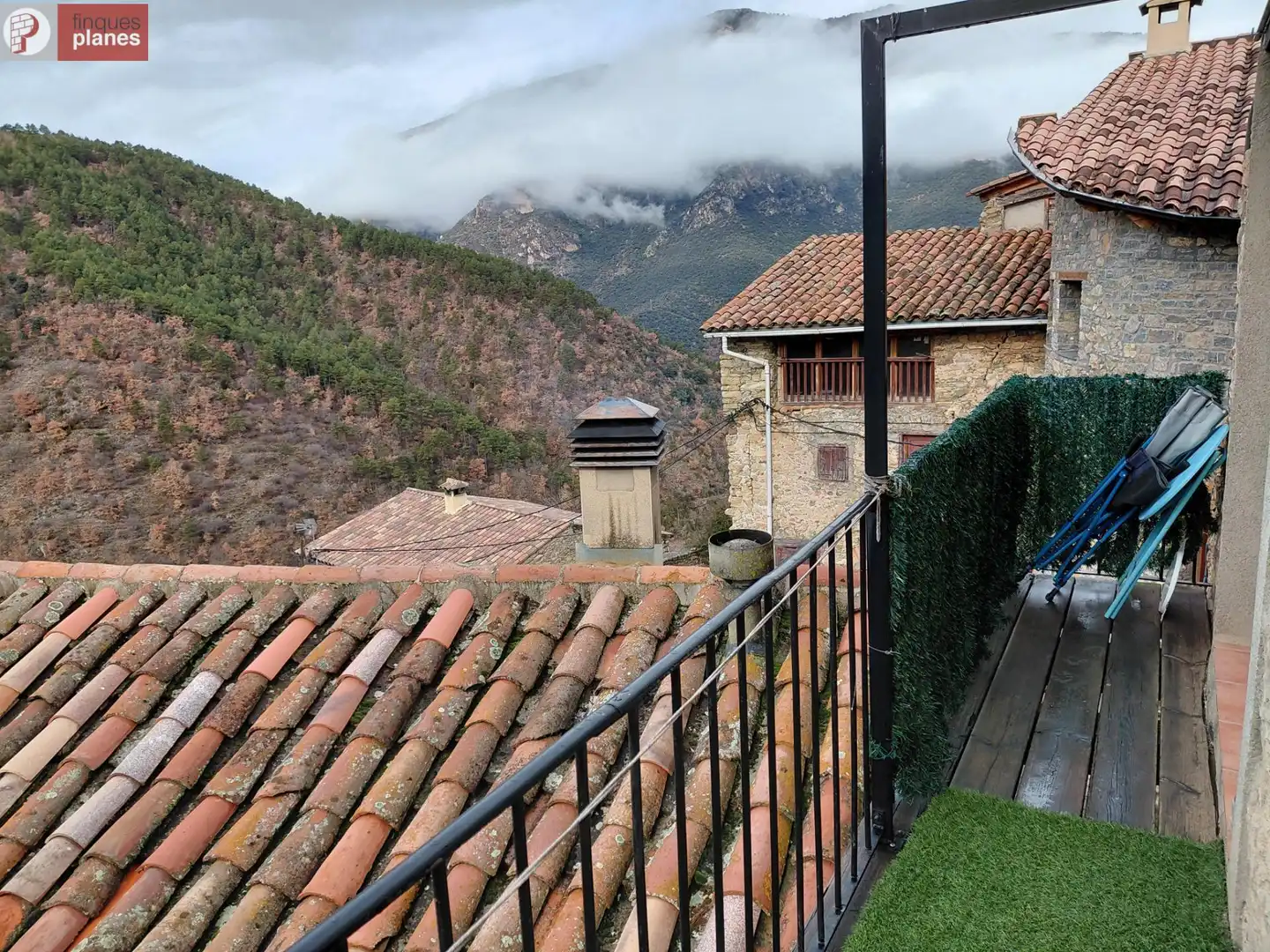 Exterior view of Country homes for sale in Arsèguel  with Air Conditioner and Terrace