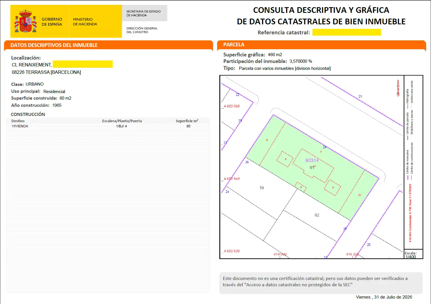 Pis en venda en Terrassa