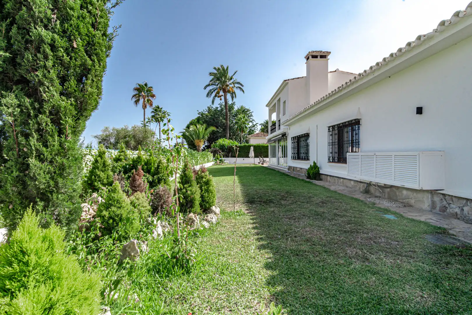Jardí de Casa o xalet de lloguer en Marbella amb Aire condicionat, Jardí privat i Parquet