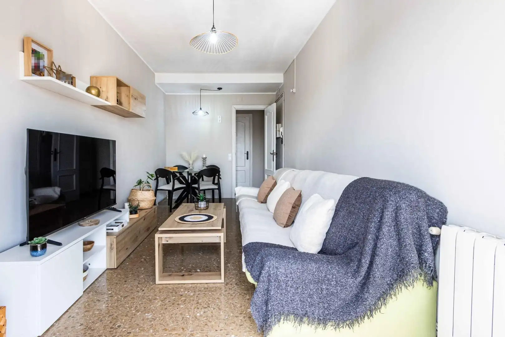 Living room of Flat for sale in Sabadell  with Heating, Storage room and Balcony