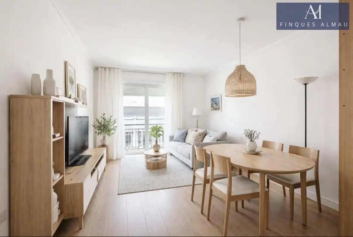 Sala de estar de Piso en venta en Sant Pere de Ribes con Terraza, Trastero y Amueblado