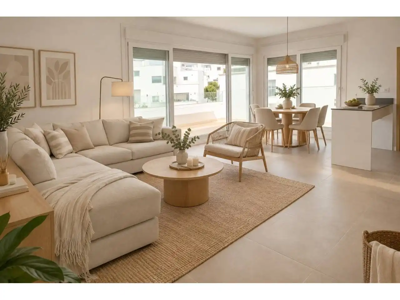 Sala d'estar de Àtic en venda en Estepona Pueblo