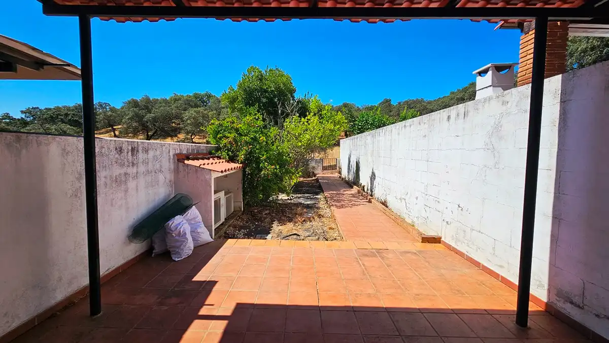 Terraza de Casa adosada en venta en Aroche con Aire acondicionado, Jardín privado y Amueblado