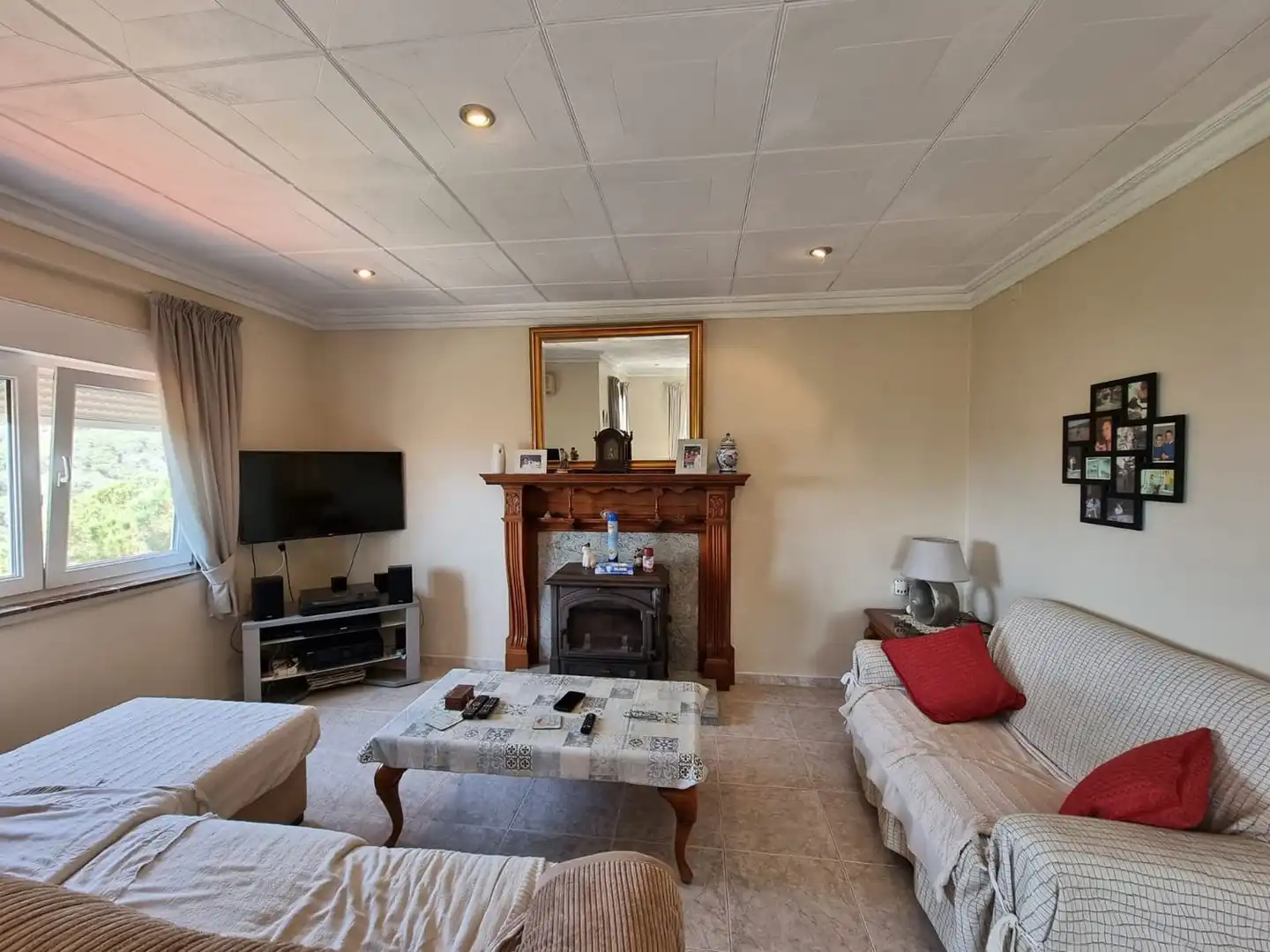 Sala de estar de Casa o chalet en venta en Lloret de Mar con Aire acondicionado, Calefacción y Jardín privado