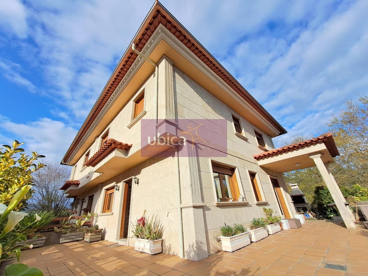 Exterior view of Single-family semi-detached for sale in Salceda de Caselas  with Heating, Private garden and Terrace