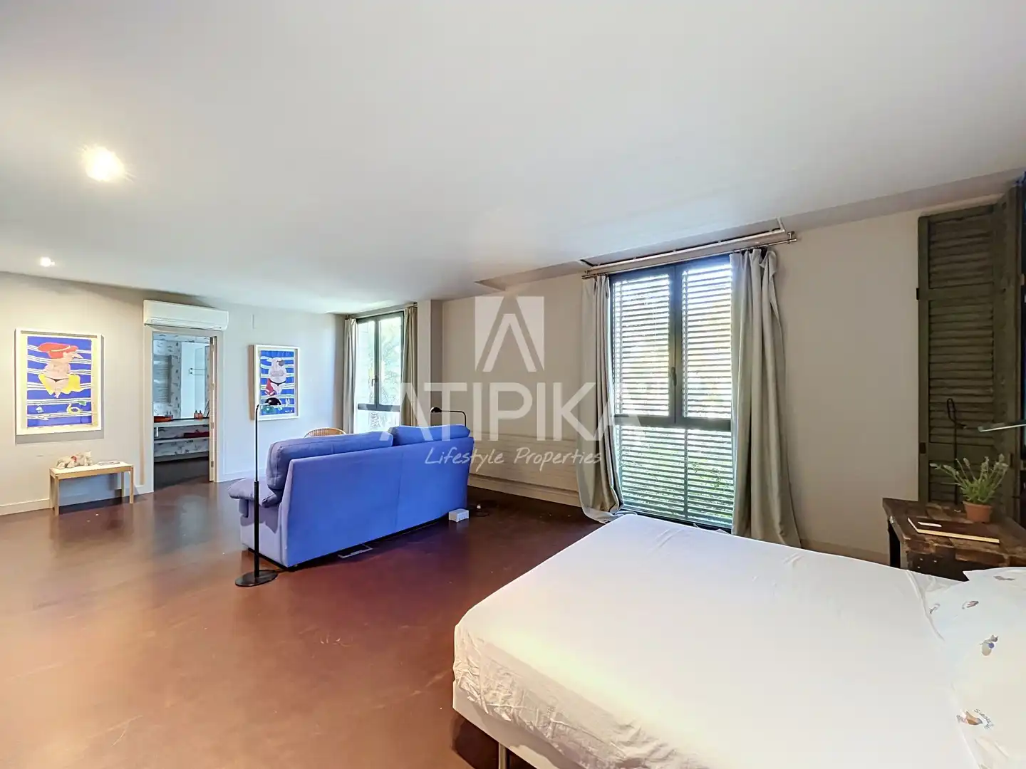 Dormitori de Casa o xalet de lloguer en Sitges amb Aire condicionat, Terrassa i Piscina