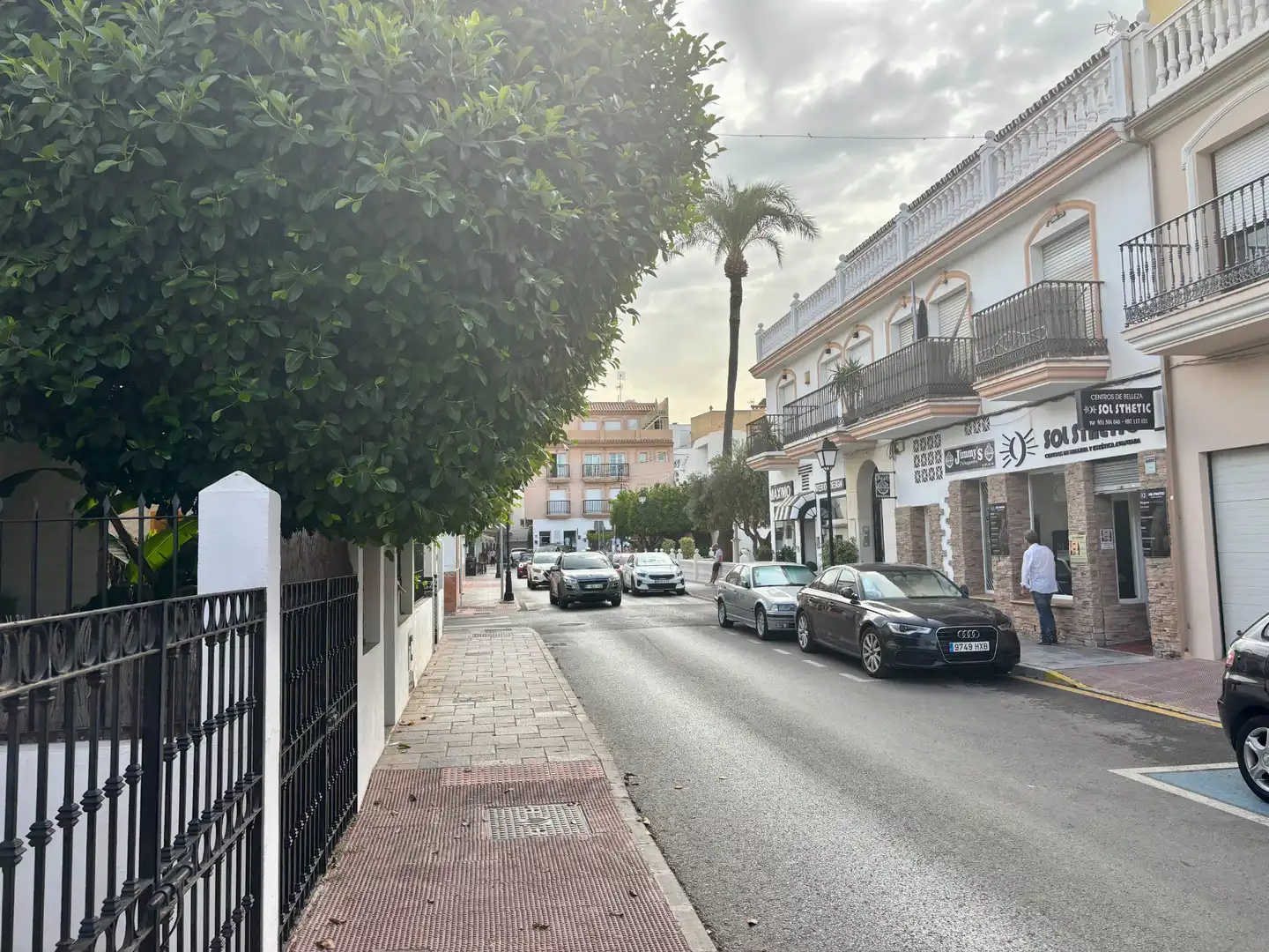Außenansicht von Einfamilien-Reihenhaus zur Miete in Mijas mit Klimaanlage, Heizung und Möbliert
