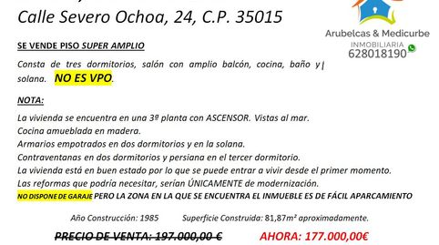 Foto 2 de Piso en venta en Calle Severo Ochoa, 24, Carretera Centro, Las Palmas de Gran Canaria