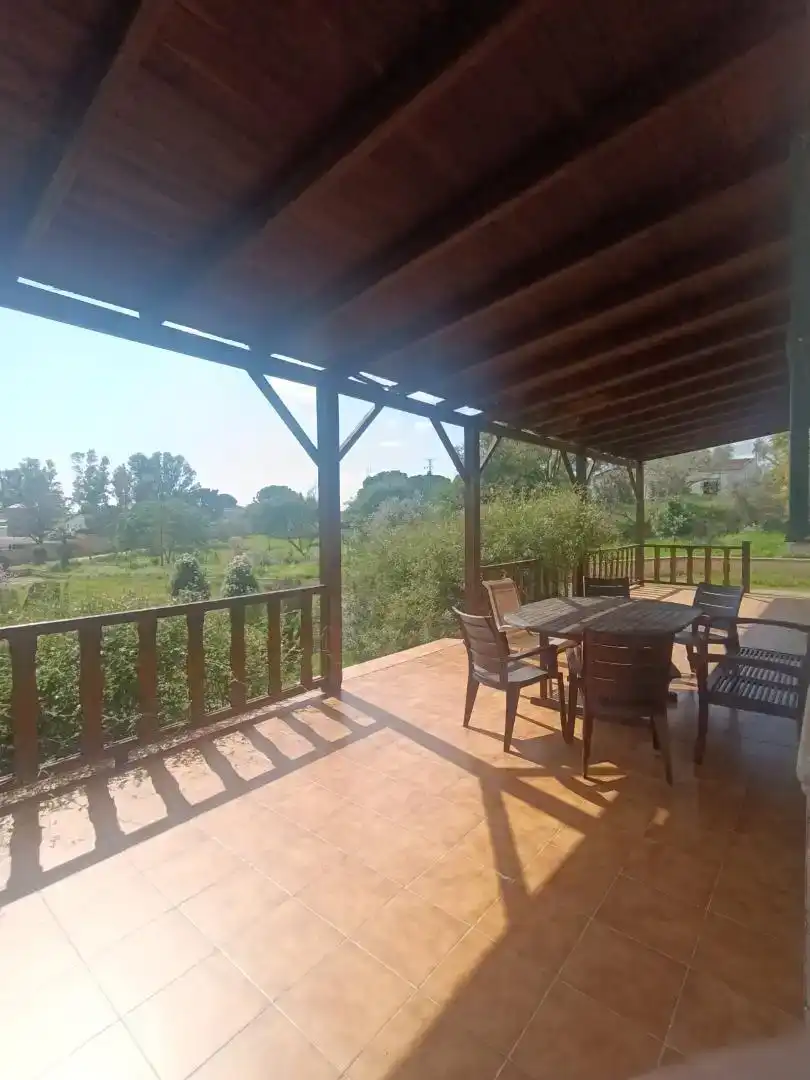 Terrassa de Casa o xalet en venda en Trigueros amb Aire condicionat i Piscina