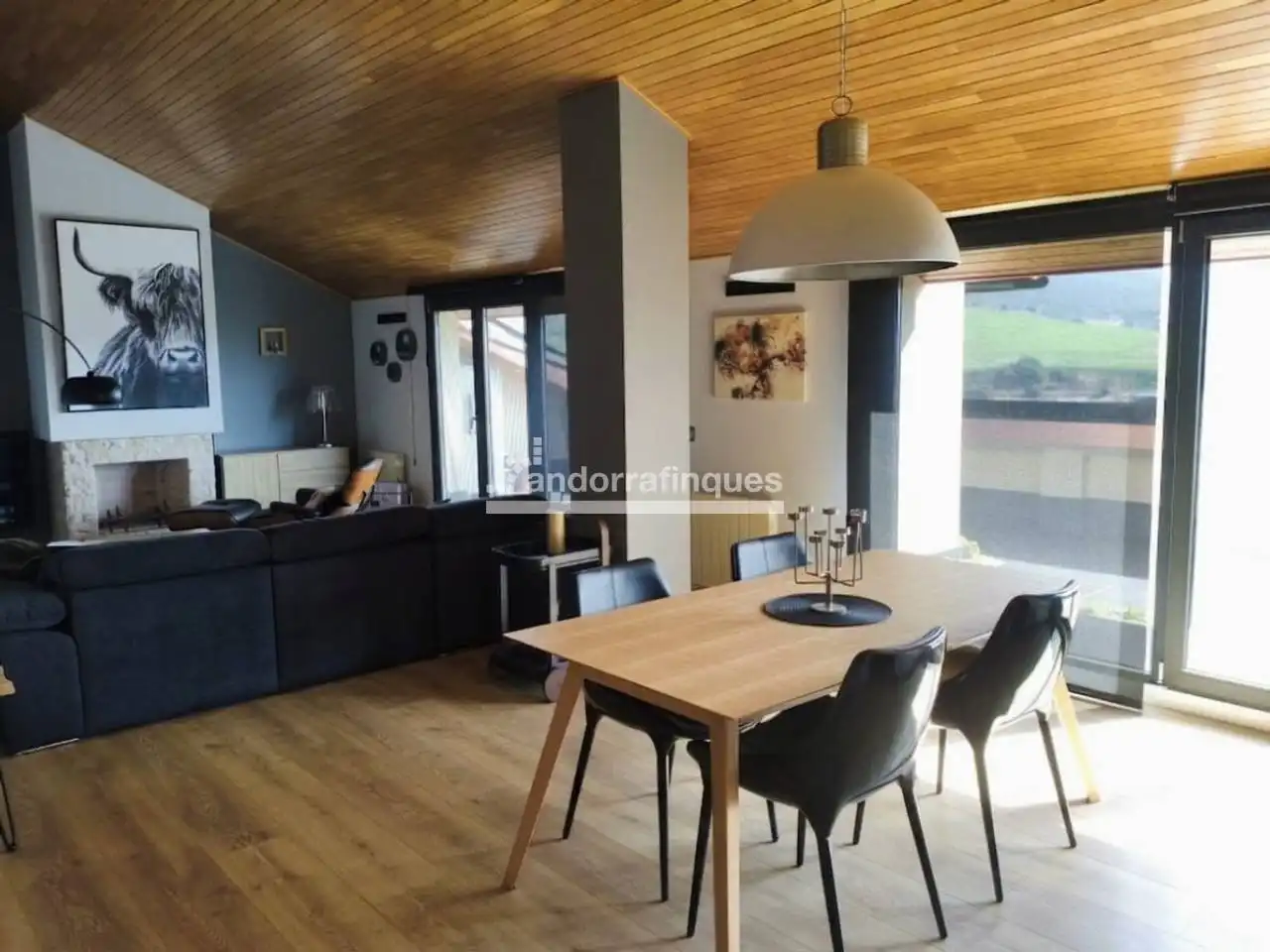 Dining room of Apartments for sale in Montferrer i Castellbò  with Heating, Parquet flooring and Terrace