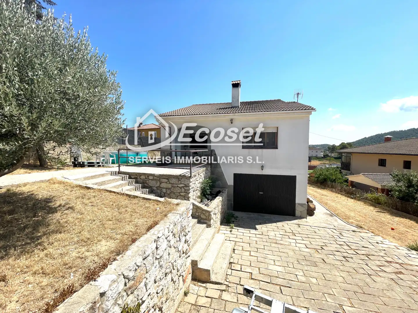 Vista exterior de Casa o chalet en venta en Vallirana con Calefacción, Jardín privado y Terraza