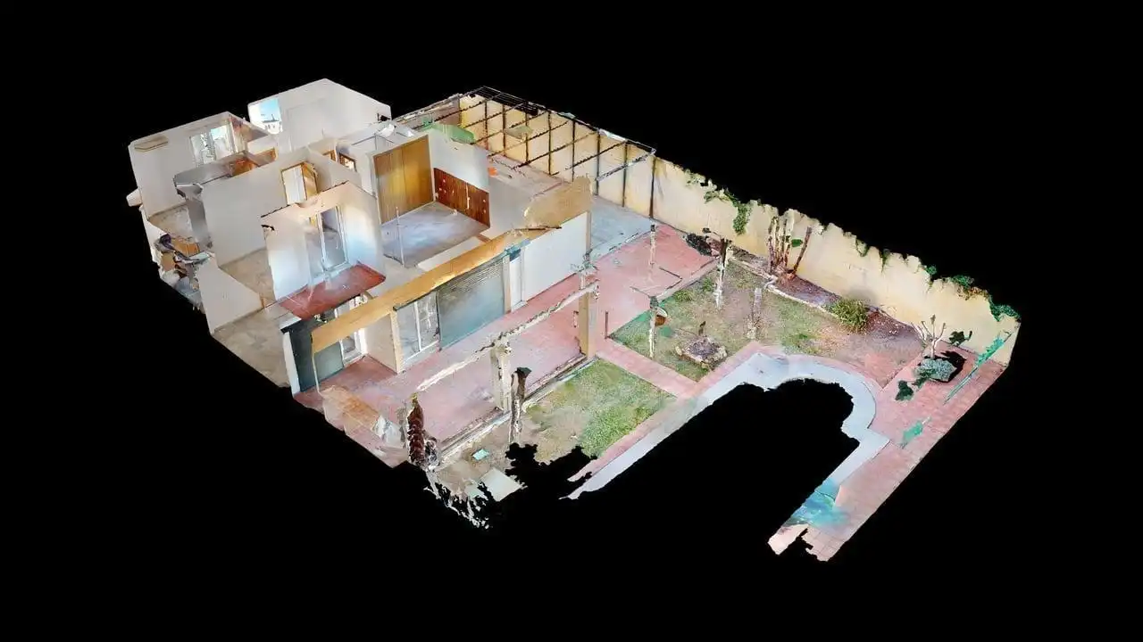 Jardín de Casa adosada en venta en Bollullos de la Mitación con Aire acondicionado, Terraza y Piscina