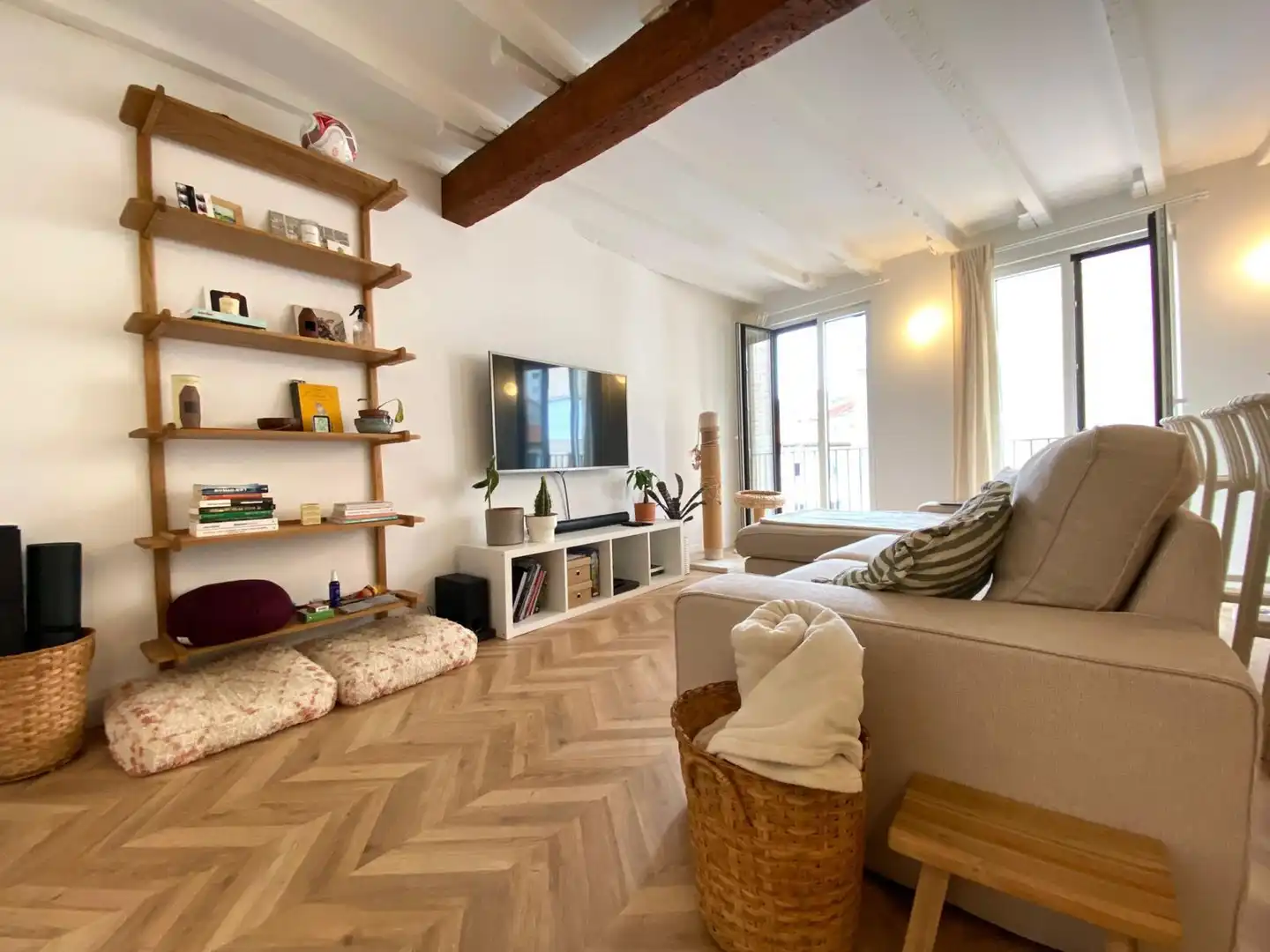 Sala de estar de Apartamento de alquiler en Castro-Urdiales con Amueblado