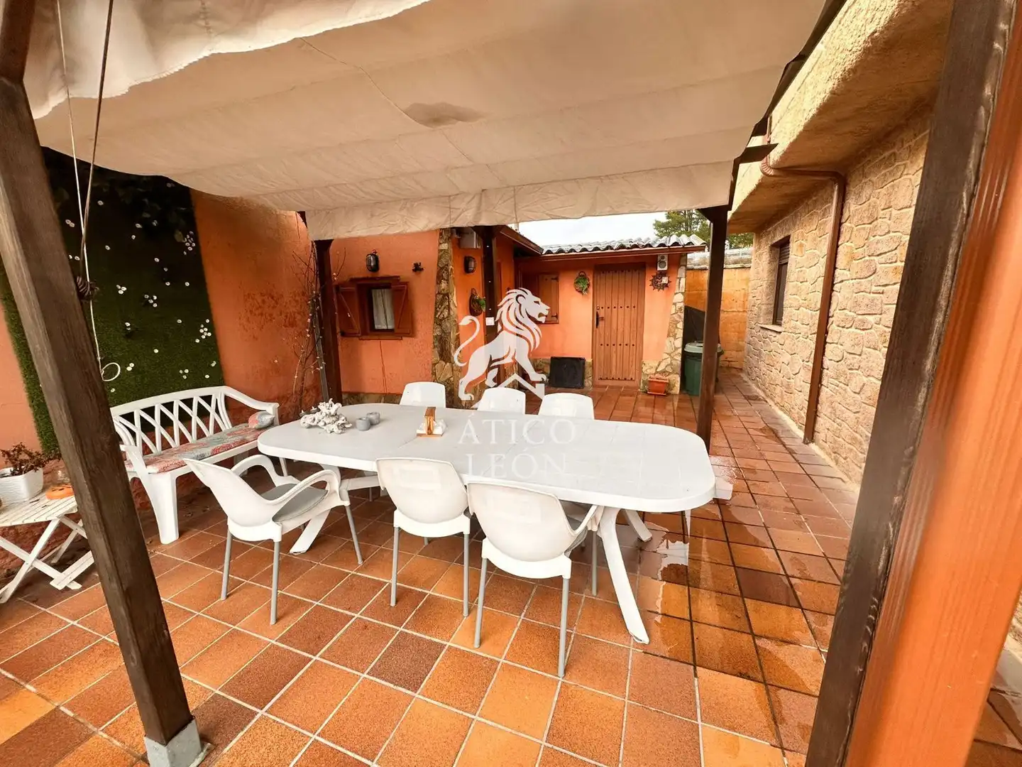 Terraza de Casa o chalet en venta en Cuadros con Calefacción, Jardín privado y Trastero