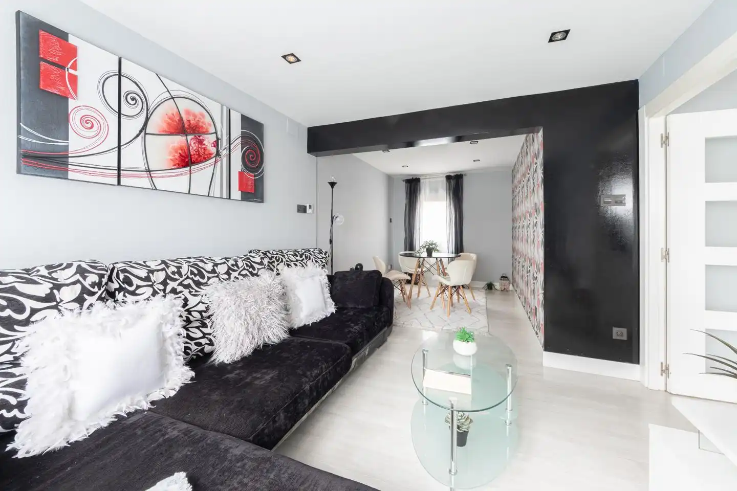 Sala de estar de Piso en venta en Bilbao  con Amueblado
