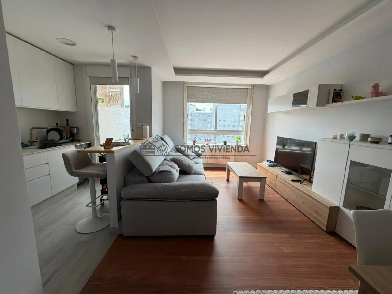 Sala d'estar de Apartament en venda en Ourense Capital  amb Calefacció
