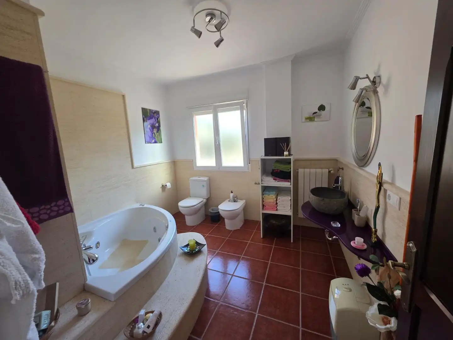 Baño de Casa o chalet en venta en Gorga con Terraza y Piscina