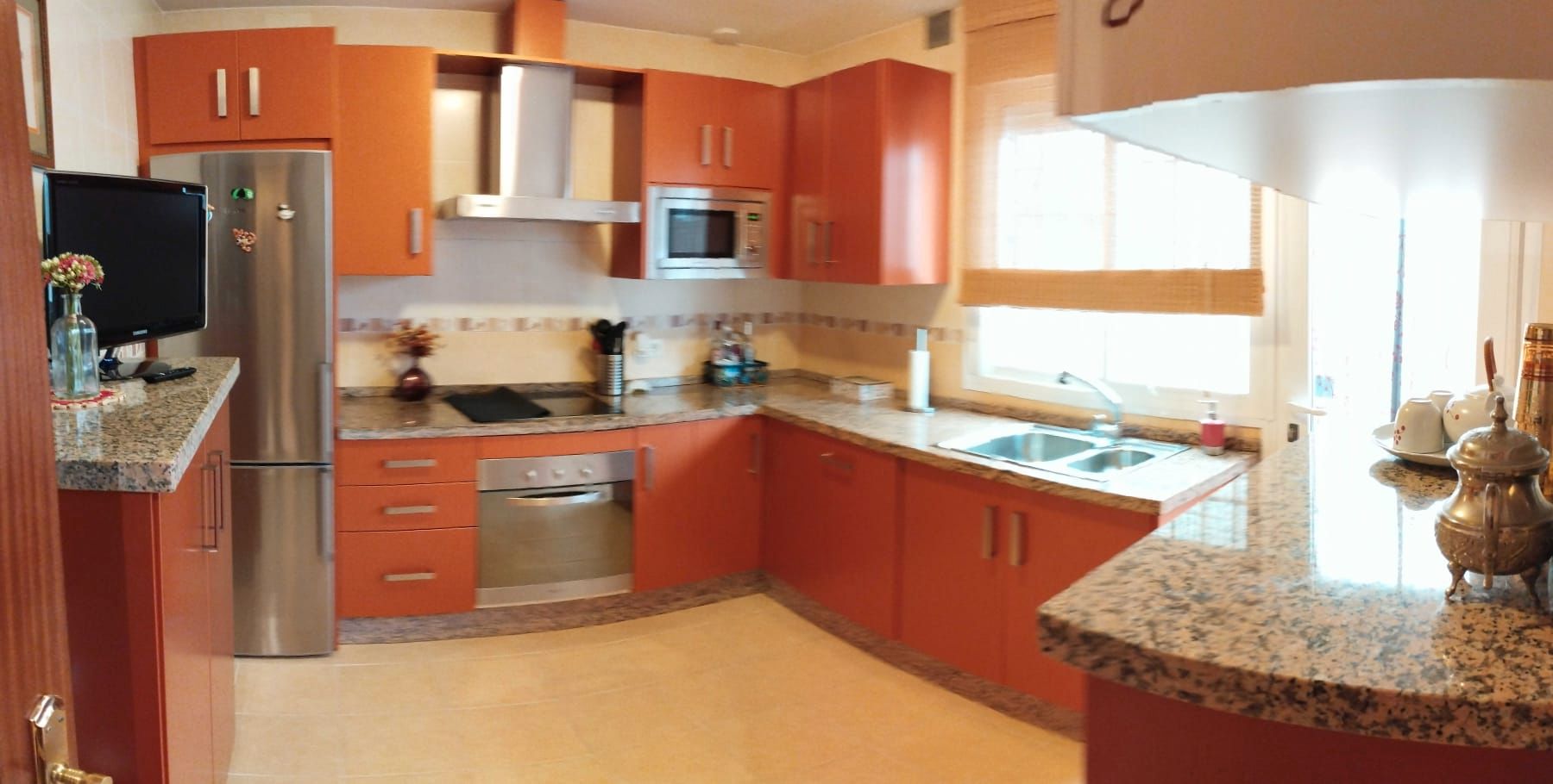 Kitchen of Single-family semi-detached for sale in Villafranca de Córdoba  with Air Conditioner, Terrace and Storage room