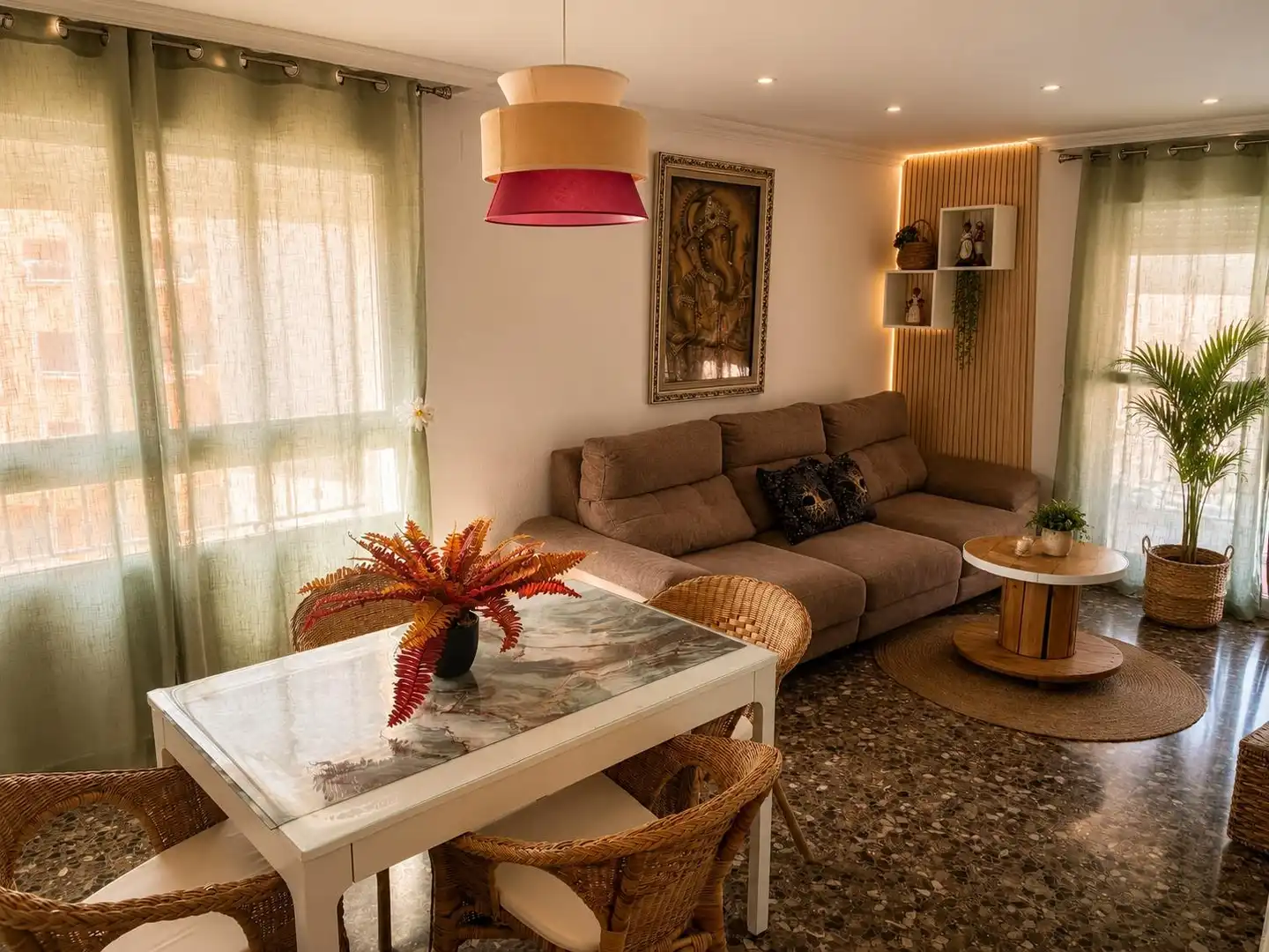 Sala de estar de Ático en venta en Carlet con Aire acondicionado, Calefacción y Terraza