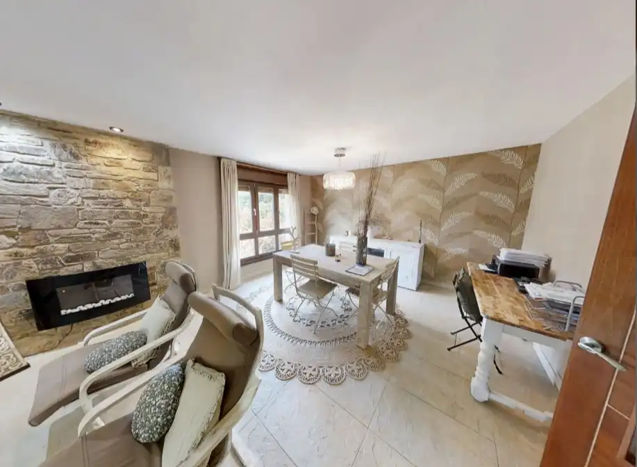 Living room of Houses for sale in Abegondo  with Heating, Private garden and Parquet flooring