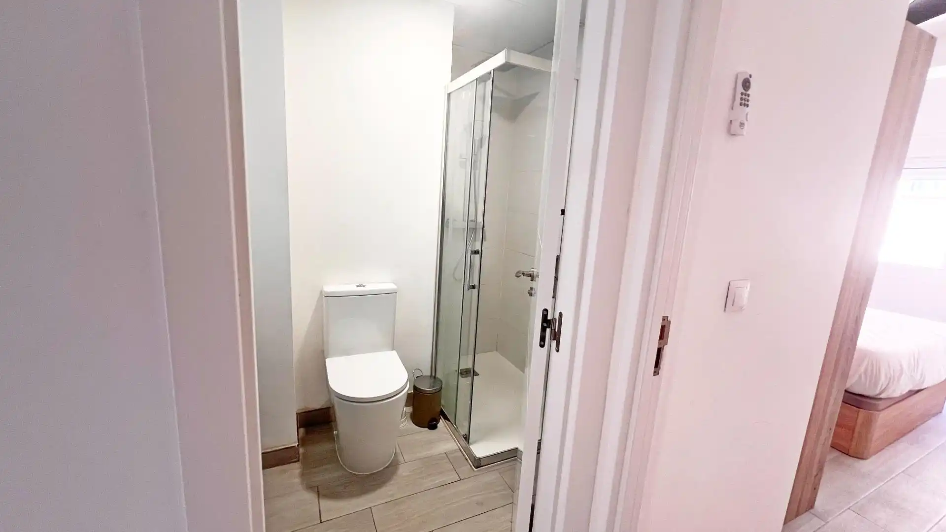 Bathroom of Flat for sale in Málaga  with Furnished