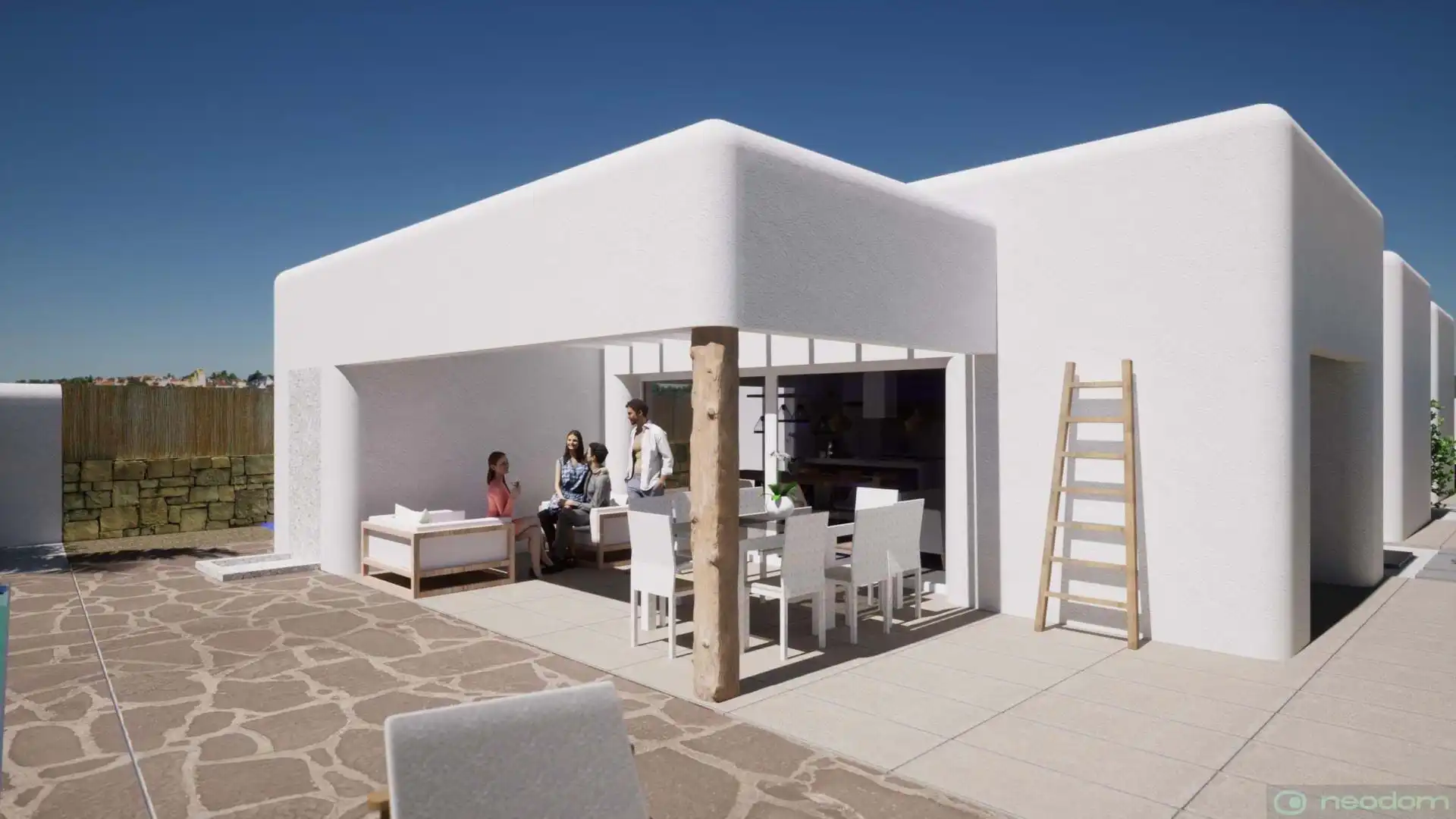 Terraza de Casa o chalet en venta en Pueblo - Urbanizaciones