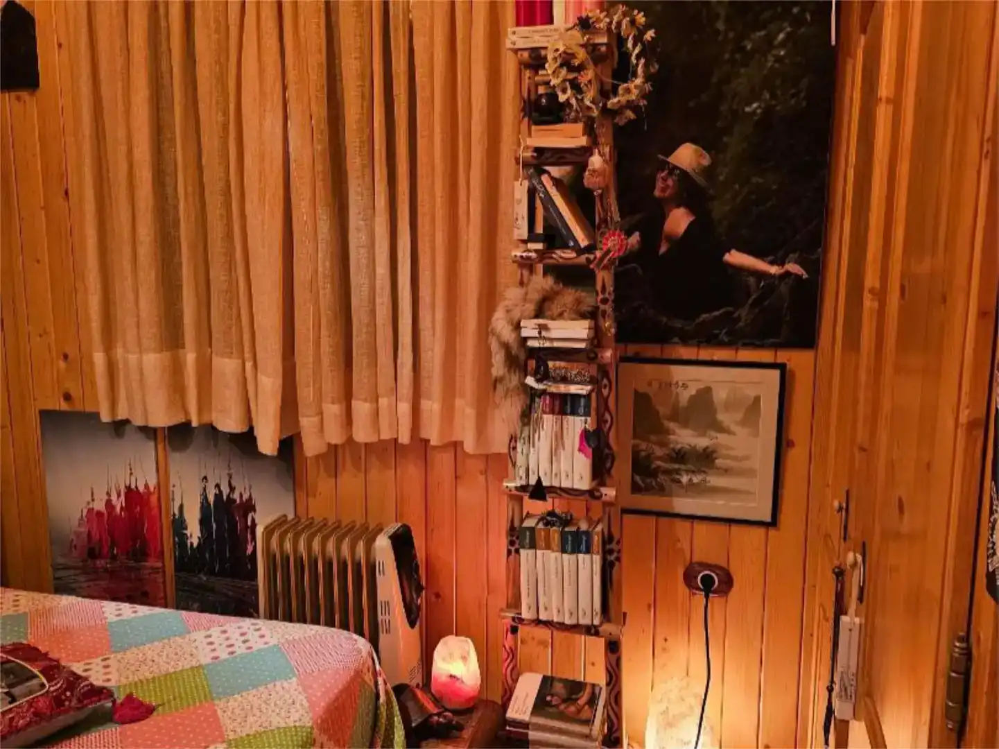 Bedroom of Flat for rent in Torrox  with Air Conditioner, Private garden and Parquet flooring