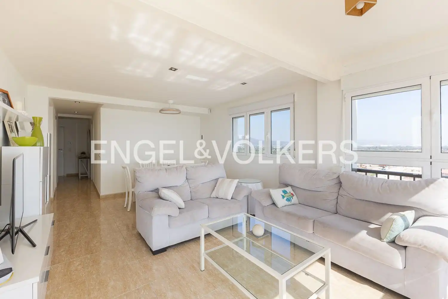 Living room of Flat for rent in El Puig de Santa Maria  with Heating, Terrace and Swimming Pool