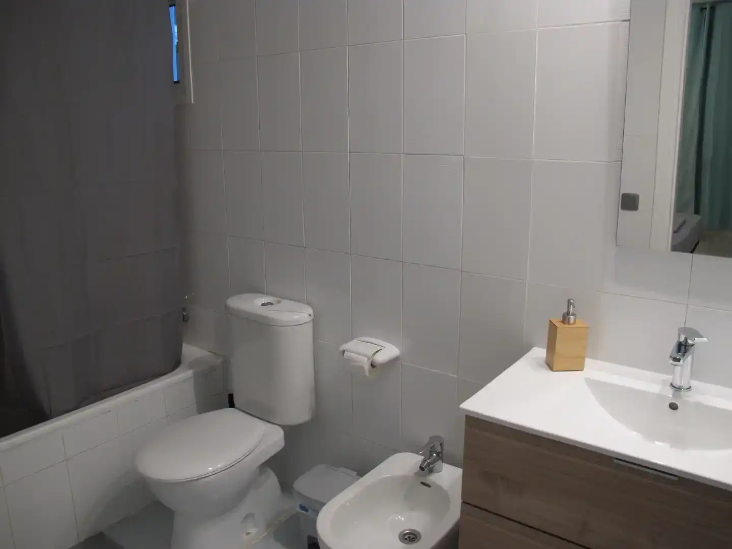 Badezimmer von Wohnung zur Miete in Sant Josep de sa Talaia mit Klimaanlage, Möbliert und Balkon