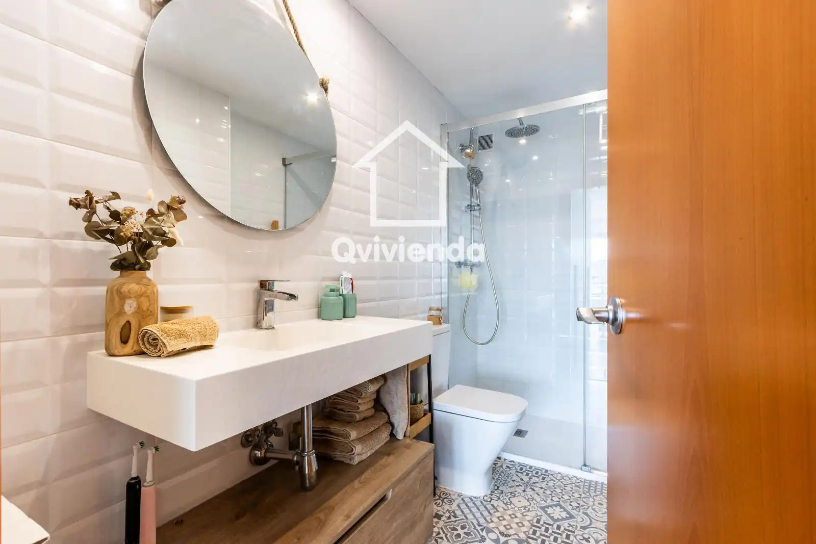 Badezimmer von Maisonette zum Verkauf in Parets del Vallès mit Klimaanlage, Heizung und Terrasse