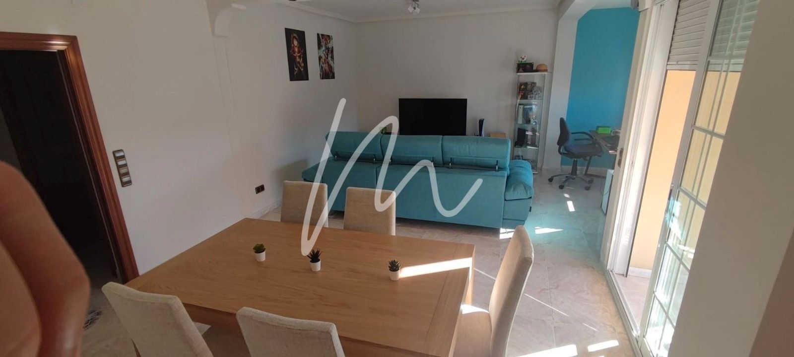 Living room of Flat to rent in  Valencia Capital  with Air Conditioner, Furnished and Oven