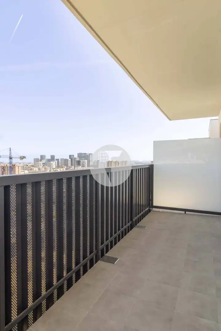 Terraza de Piso de alquiler en L'Hospitalet de Llobregat con Aire acondicionado, Calefacción y Terraza
