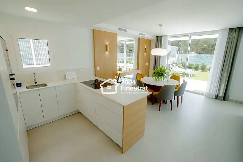 Kitchen of Houses for sale in Finestrat  with Private garden, Terrace and Swimming Pool