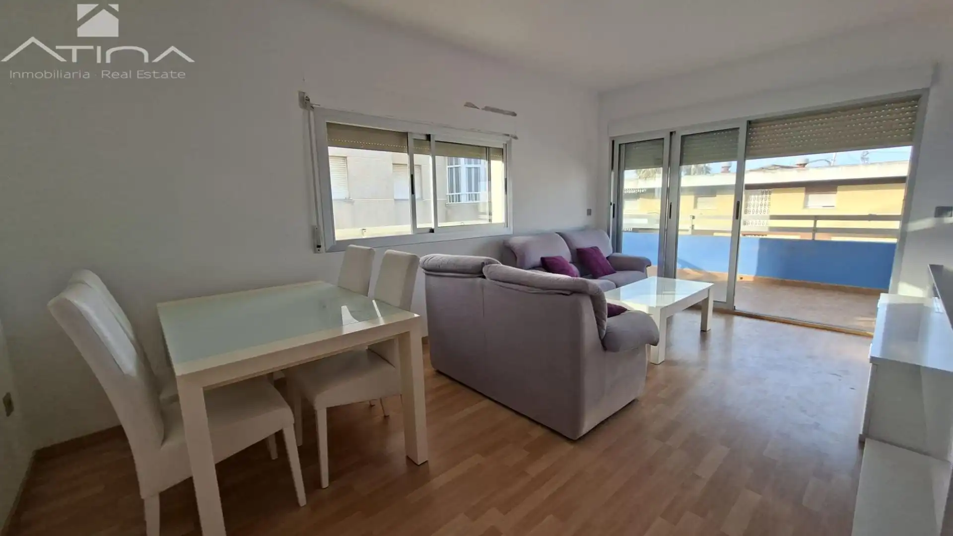 Sala de estar de Apartamento en venta en Daimús con Aire acondicionado, Calefacción y Balcón